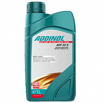 Масло ADDINOL AHF 22S  (канистра 1 л)