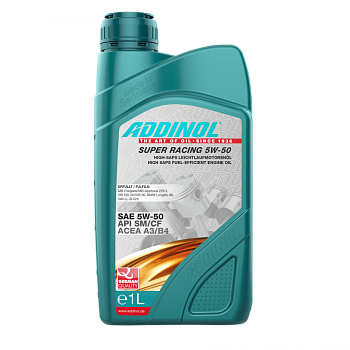 Масло ADDINOL Super Racing  5W50  (канистра 1 л)